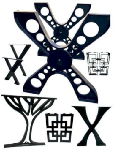 Döküm kütük masa ayakları