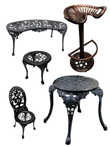 DÖKÜM TABURE & KÜÇÜK SANDALYE