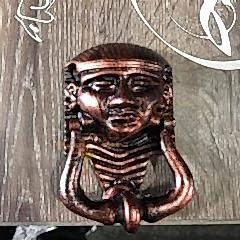 DÖKÜM KAPI TOKMAK-FİRAVUN FİGÜRLÜ KAPI TOKMAK