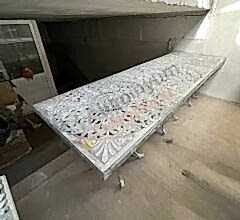 Döküm masa 236x78 cm