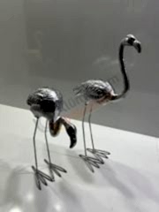 Döküm flamingo -flamingo heykel