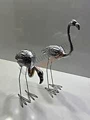 Döküm flamingo -flamingo heykel