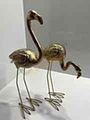 Döküm flamingo -flamingo heykel
