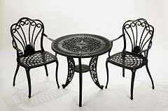 Döküm plastik sandalye masa takımı