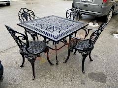 Masa takım kare sandalyeli