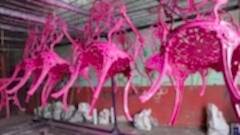 Döküm güllü kollu sandalye