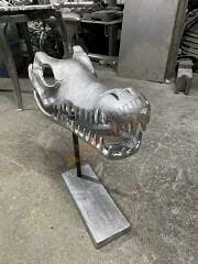 Timsah-döküm timsah heykel-timsah figür