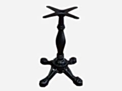 Döküm masa ayak ortası döküm-eko işlemeli cafe masa ayak