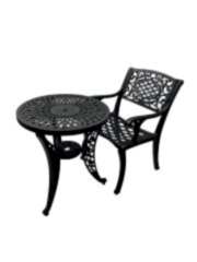 Plastik sandalye geniş masa yuvarlak