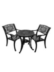 Plastik döküm geniş sandalye masa takımı