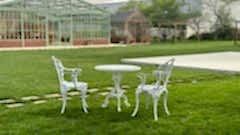 Döküm Sandalye masa favori takım(Kollu)