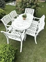 Plastik ferforje döküm sandalye masa takım geniş model(Kopya)