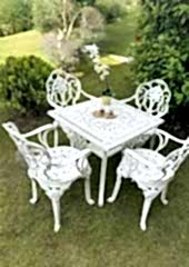 Döküm plastik kare sandalye dört sandalye beyaz güllü sandalye