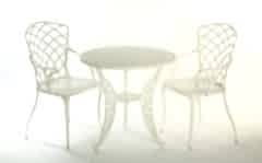 Döküm hasır plastik sandalye(Kpy) beyaz