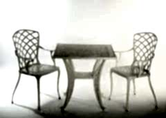 Döküm plastik kare sandalye iki sandalye(Kpy)