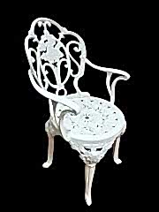 DÖKÜM SANDALYE PLASTİK -GÜLLÜ KOLLU SANDALYE PLASTİK