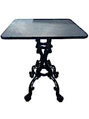 Kuvars masa döküm ayaklı-çimstone-belenco tablalı ayak