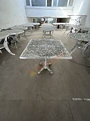 Masa kare tek ayak 78x78 cm