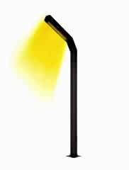 Bollard demir aydınlatma direkleri uzun