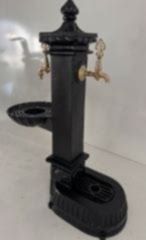 Döküm Çeşme çift lavobalı-altta Lavoba ve ortada lavobalı