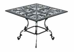 Döküm masa 100 cm Pro model kare
