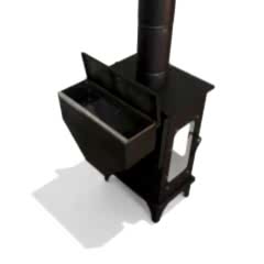 Pelet şömine soba-Yan camlı şömine-Kamp sobası-Küçük Model yüksek altlıklı fırınlı