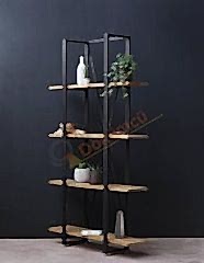 Metal kitaplık-raf dar model