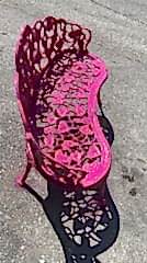 Döküm sedir üzümlü pembe bank