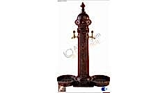 DÖKÜM ÇEŞME-ÇİFT LAVABO ÇEŞME-YUVARLAK MEYDAN ÇEŞME