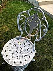 Alüminyum sandalye-Döküm sandalye güllü