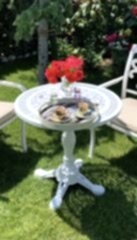 Bahçe masaları yetmiş dört cm