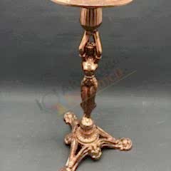 Bakır renk heykel masa