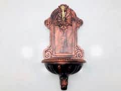 Döküm çeşme duvar çeşme düz aynalı