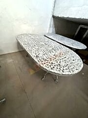 Kuğu masa oval 180 cm x 90 cm