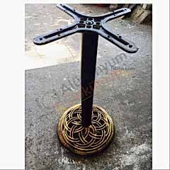 DÖKÜM YUVARLAK DESENLİ MASA AYAK