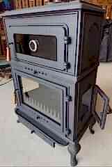 Döküm dik Kuzine geniş soba