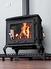 Döküm şömine soba oval kapak