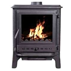 Döküm soba şömine damla model yan kapalı