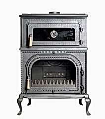 Döküm dik fırınlı şömine soba