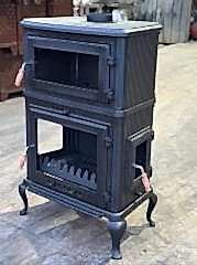 Döküm soba kare kapak fırınlı yeni