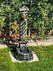 Döküm çeşme gümüş efekt