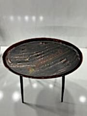 Döküm orta sehpa oval