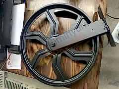 DÖKÜM TEKER 38 CM -SEHPA TEKER