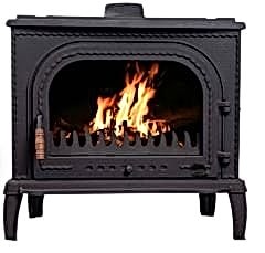 Döküm soba ön cam oval kapak