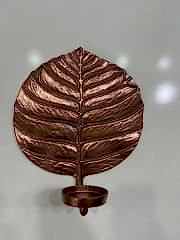 Döküm mumluk yaprak duvar