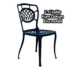 Döküm eko sandalye kolsuz