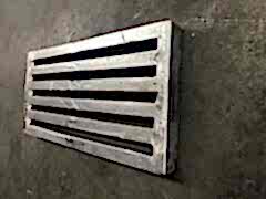 Alüminyum Döküm Izgara (54x24X4)cm 8