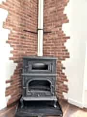 Döküm kuzine soba- köprü altlıklı