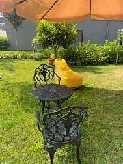 Siyah Osmanlı takım güllü sandalye Osmanlı masa